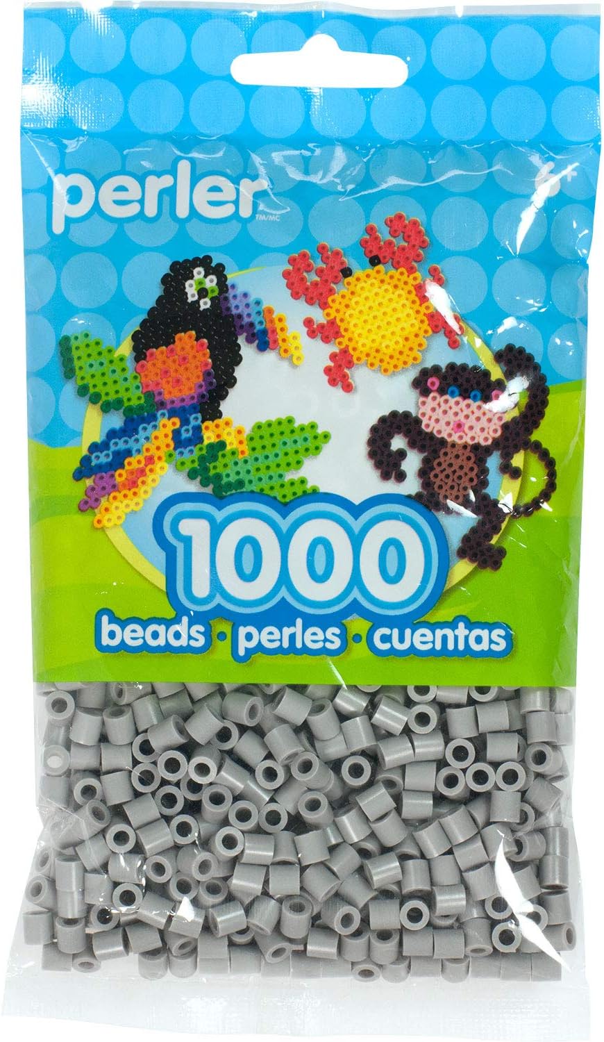 10985 Beads 1,000/Pkg, Gray