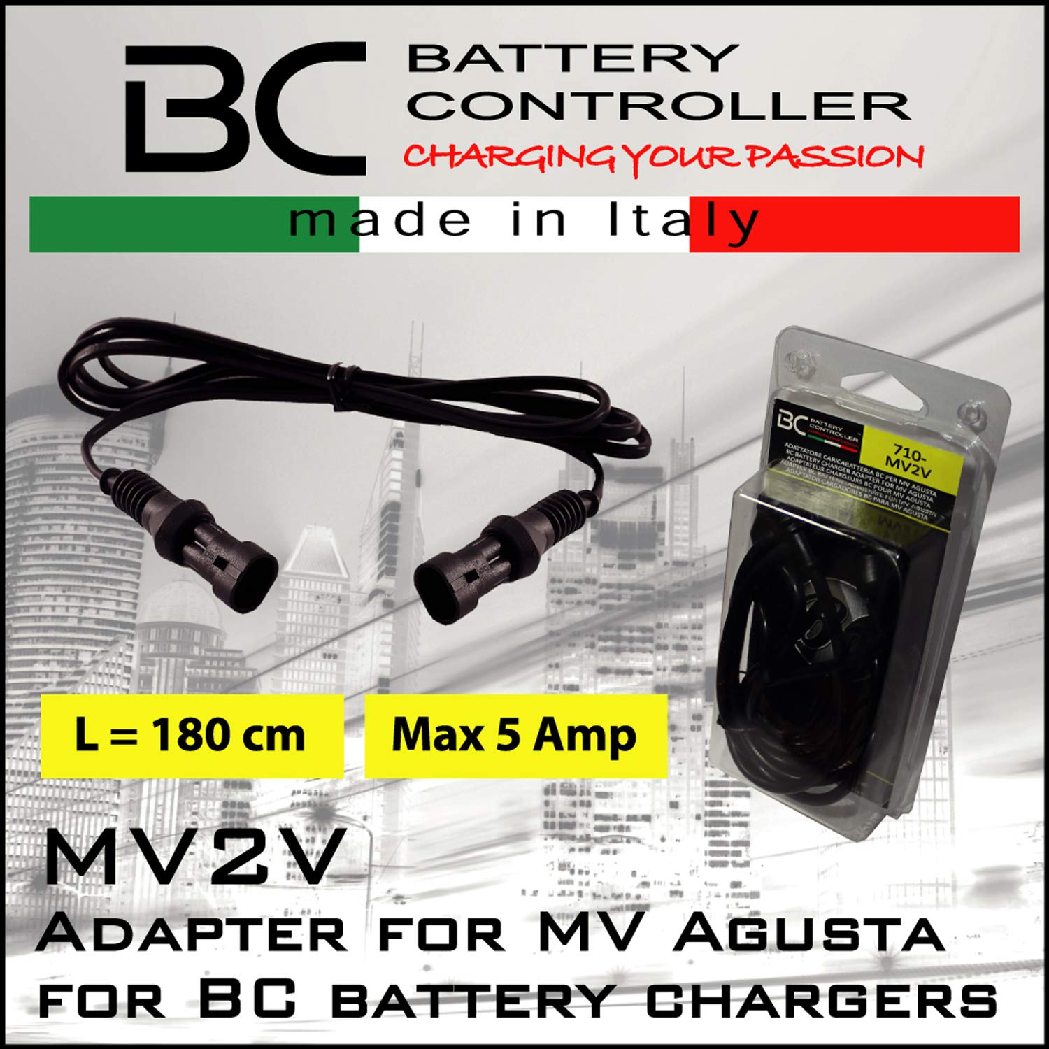 BC Battery Controller 710-FP612V Connecteur Adaptateur Chargeur Batterie 12V Hella DIN