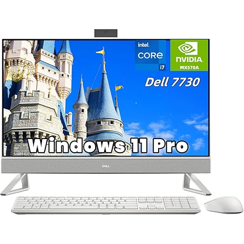 Dell Inspiron 27-Inch All in One Desktop Computer, Core 7-150U (Up to 5.4GHz), NVIDIA GeForce MX570A, 64GB DDR5, 1TB SSD, FHD IPS Touchscreen, Windows 11 Pro