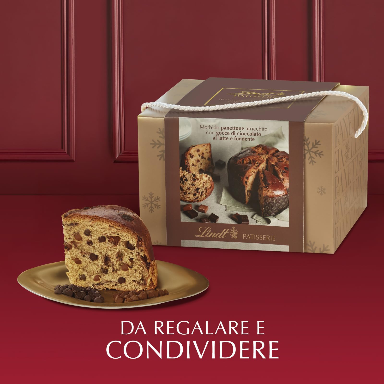 Lindt Panettone Doppio Cioccolato Confezione 750 g
