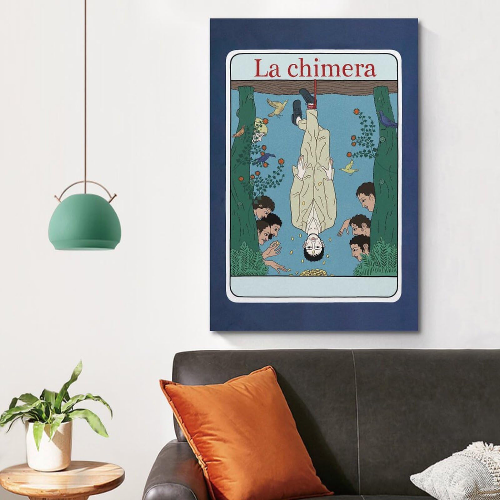 Azizat Poster La Chimera Moive decorazione artistica da parete per soggiorno e camera da letto, 40 x 60 cm, senza cornice