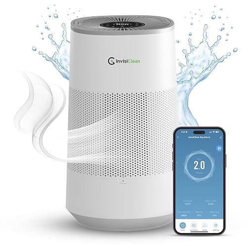 InvisiClean AquaNova Air Purifier and Humidifier Combo All in One for Bedroom Quiet 2 in 1