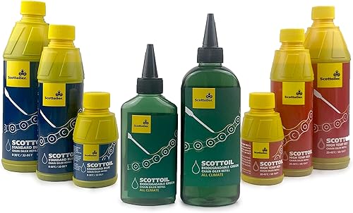 Miniatura 5 de Scottoil - Aceite de repuesto de aceite de cadena roja de alta temperatura para engrasadores de cadena Scottoiler (botella de 16.9 onzas líquidas)