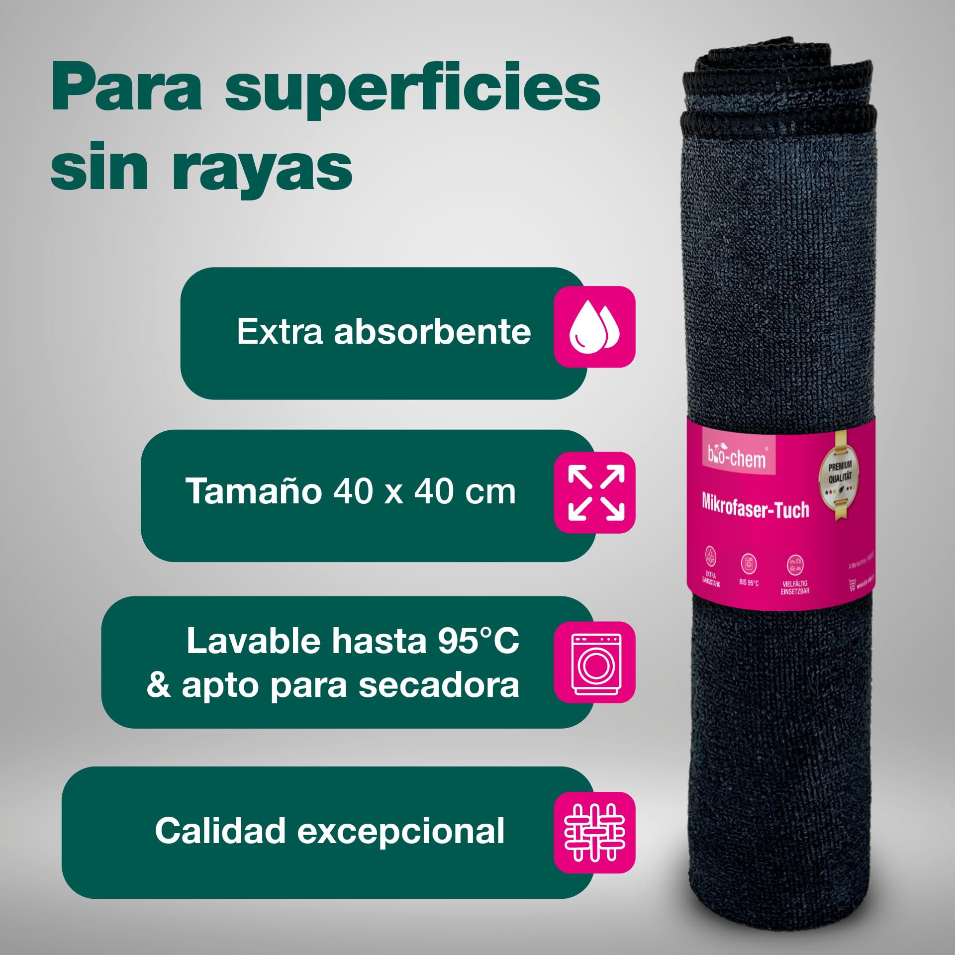 bio-chem Limpiador de cadenas de bicicletas 5L + 750ml + accesorios | Desengrasante para la limpieza grasa bicicleta - Cadenas de bicis de carretera y de montaña