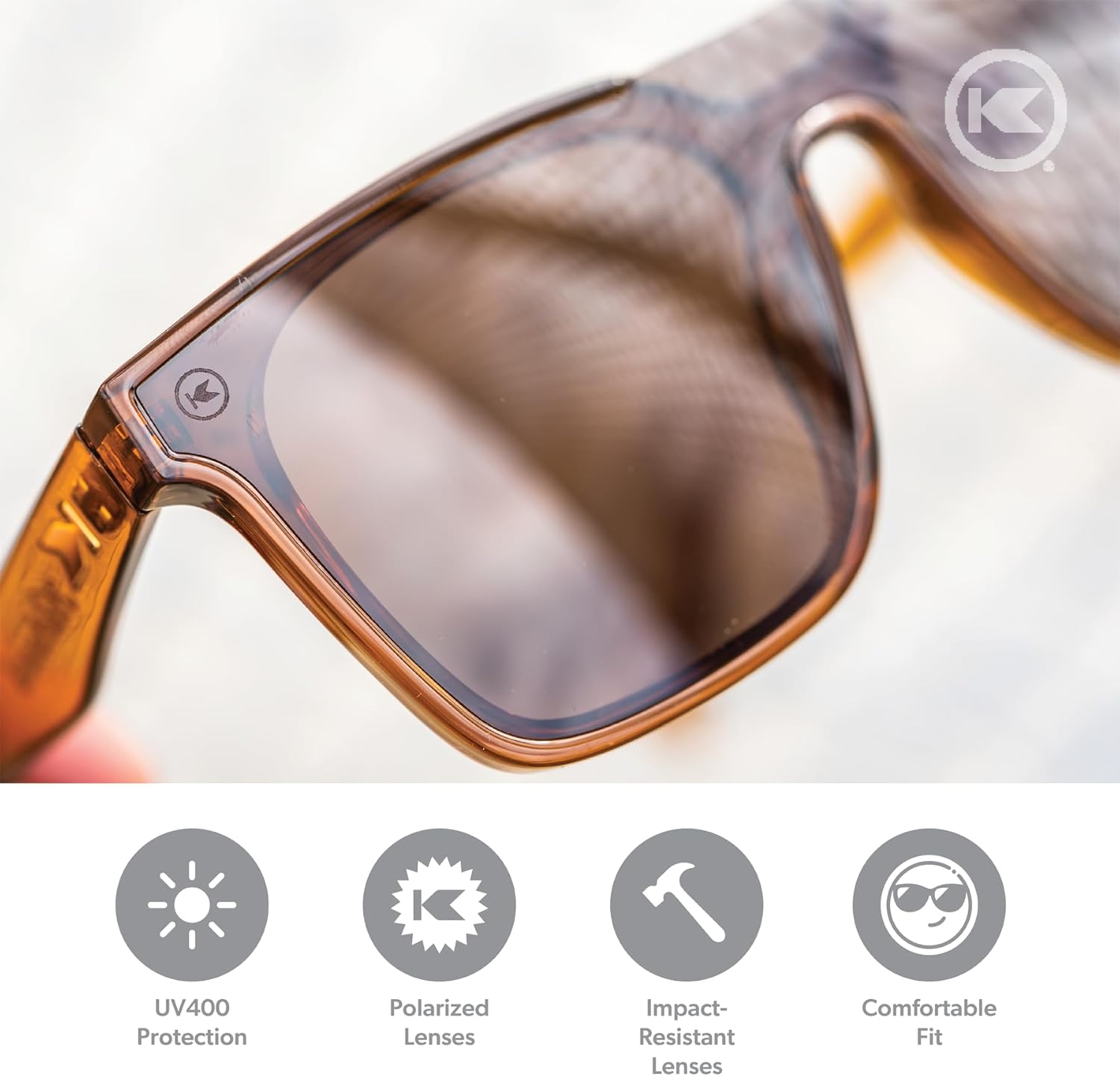 Knockaround Afters Polarized Sunglasses for Men & Women - UV400 Protection