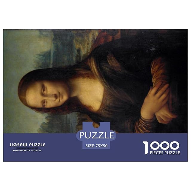 Foto 2 de 7 de Leonardo Da Vinci Rompecabezas Pinturas Mundialmente Famosas, Imposible Puzzle Pintura al óleo Adolescente