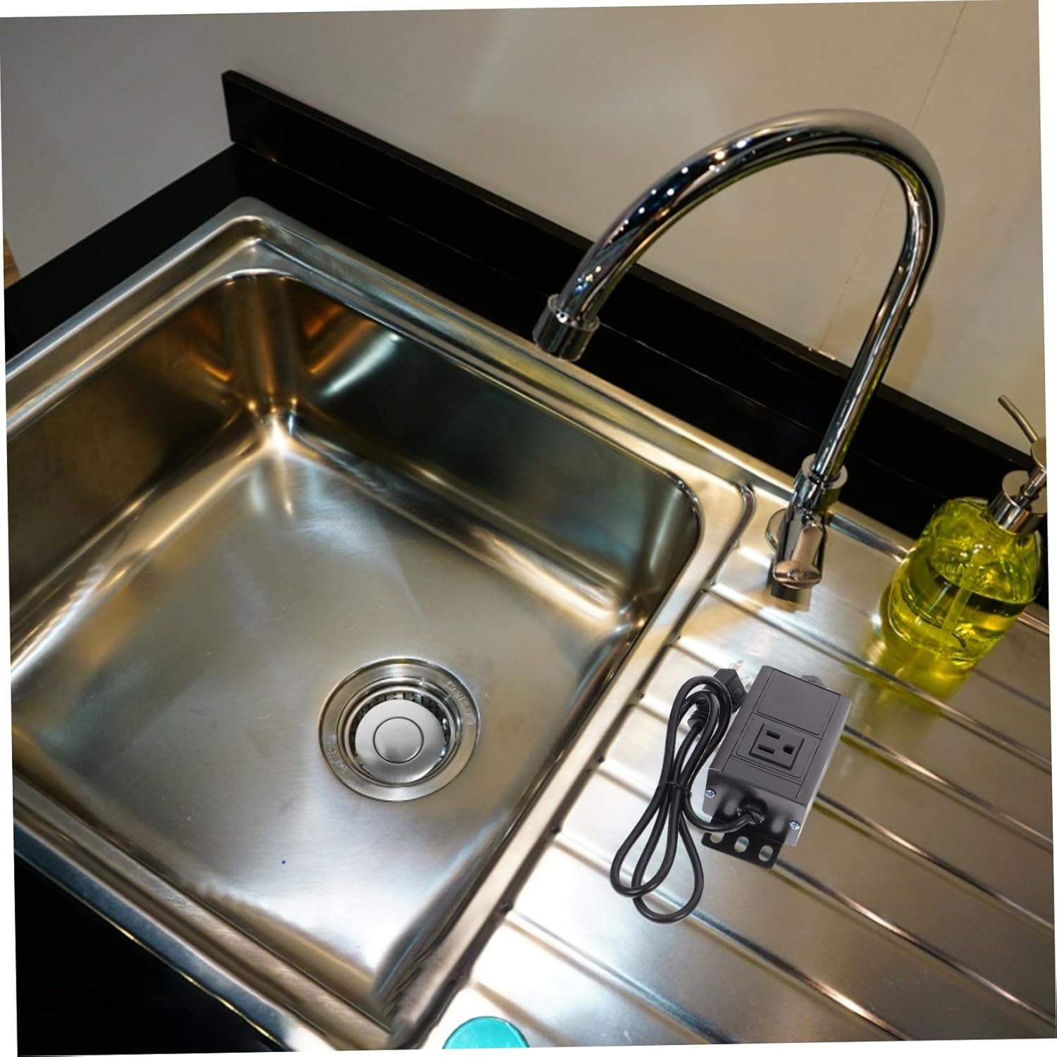1set Garbage Disposal Air Kit Power Module Button Compatible Any of Waste Disposer Easy Installation Voltage