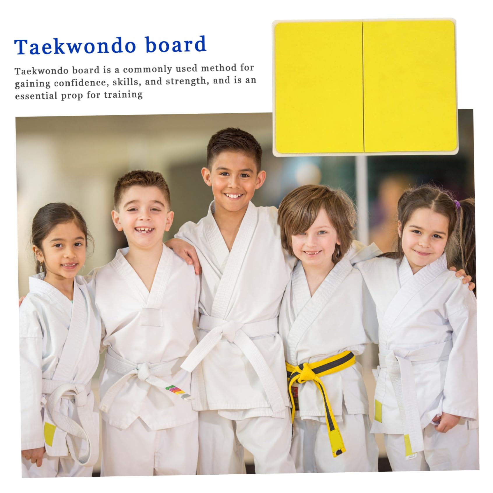 Taekwondo-Brechbretter für Leistungsübungen, Tests, wiederverwendbar, verdicktes ABS-EVA-Trainings-Taekwondo-Brett, Taekwondo-Brechbretter, Taekwondo-Trainingsausrüstung Rebreaka, wiederverwendbar, wi
