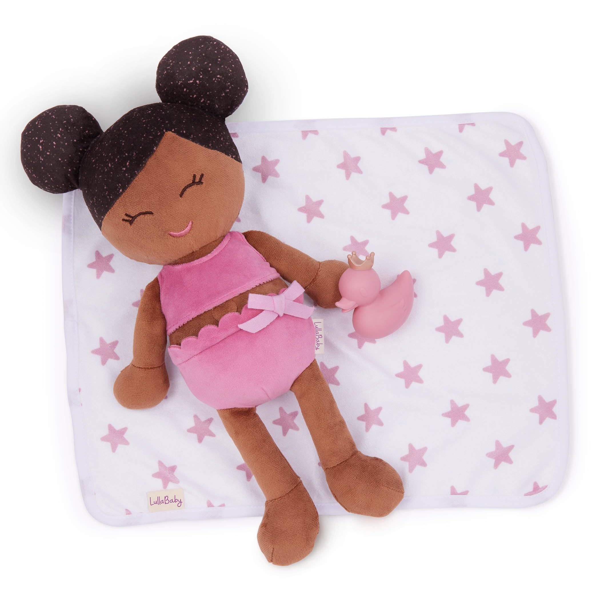 Lullababy Muñeca bebé de baño de 14 pulgadas - Cabello rubio - Cuerp