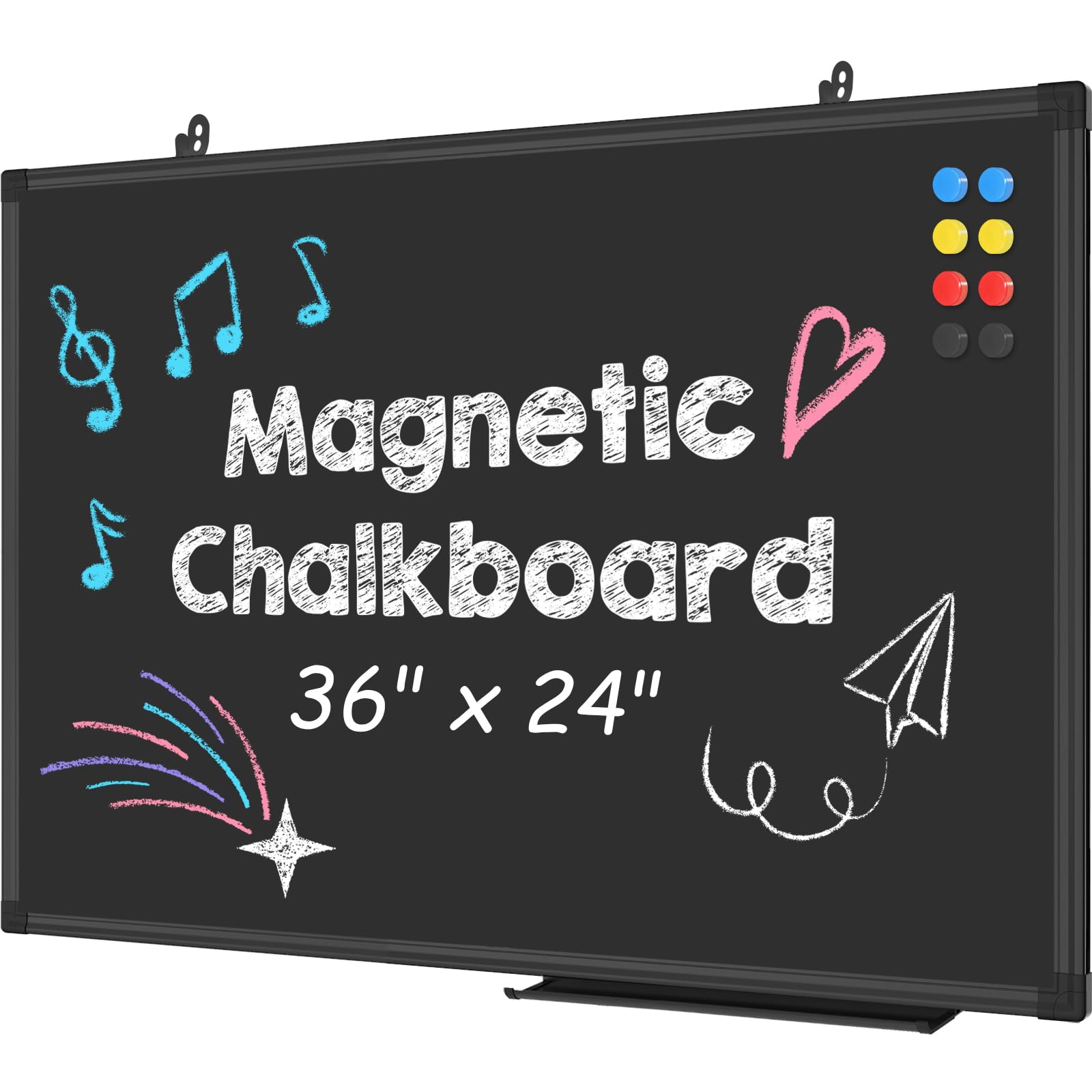 NITRO BOARDS 看板 Amazon.com : Lockways Magnetic Chalkboard 36 x 24 Inches