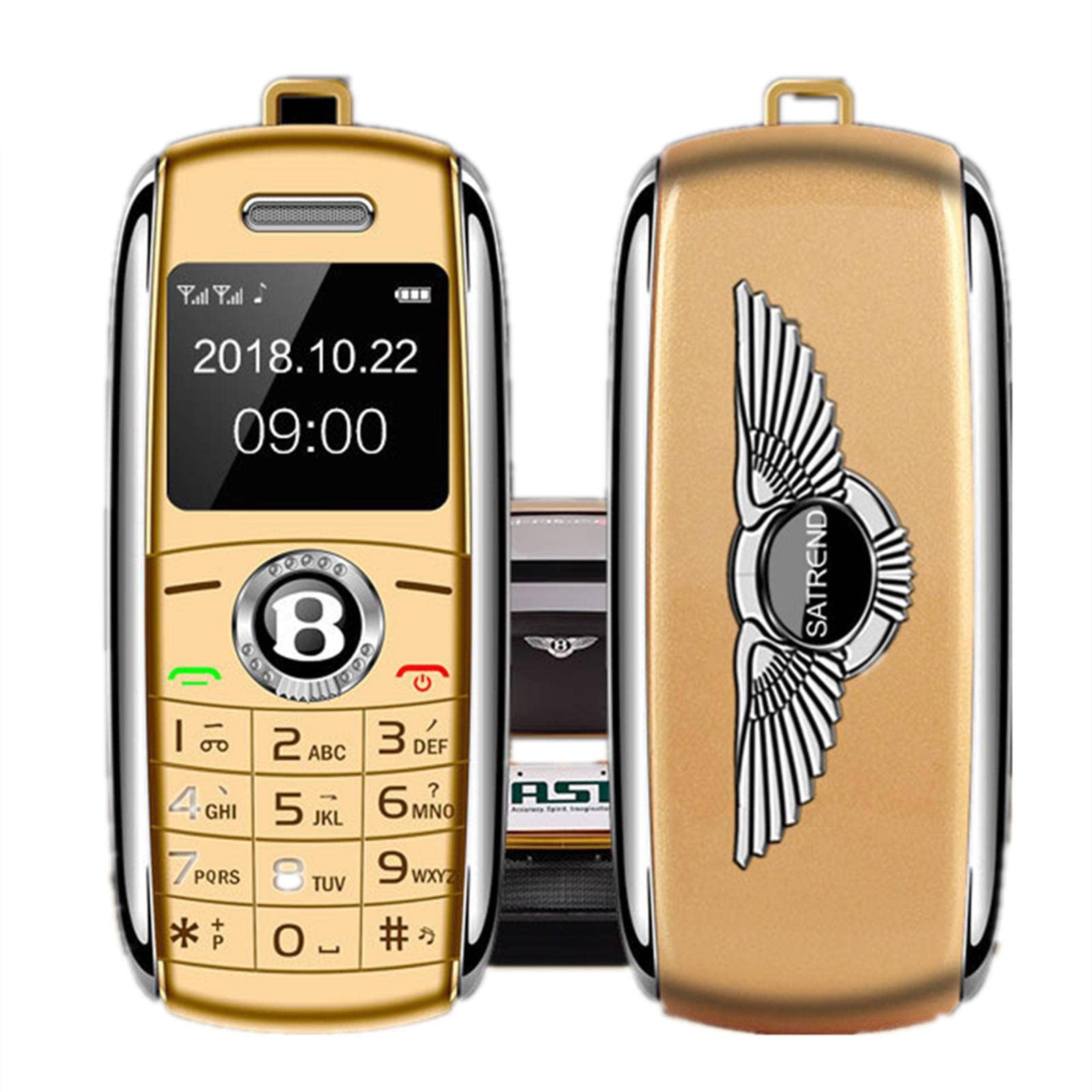 Mini Cell Phone Bluetooth Dialer Unlocked Version 0.66 Inch With Hands Mini Phone MP3 Magic Voice Dual SIM Smallest Cell Phone