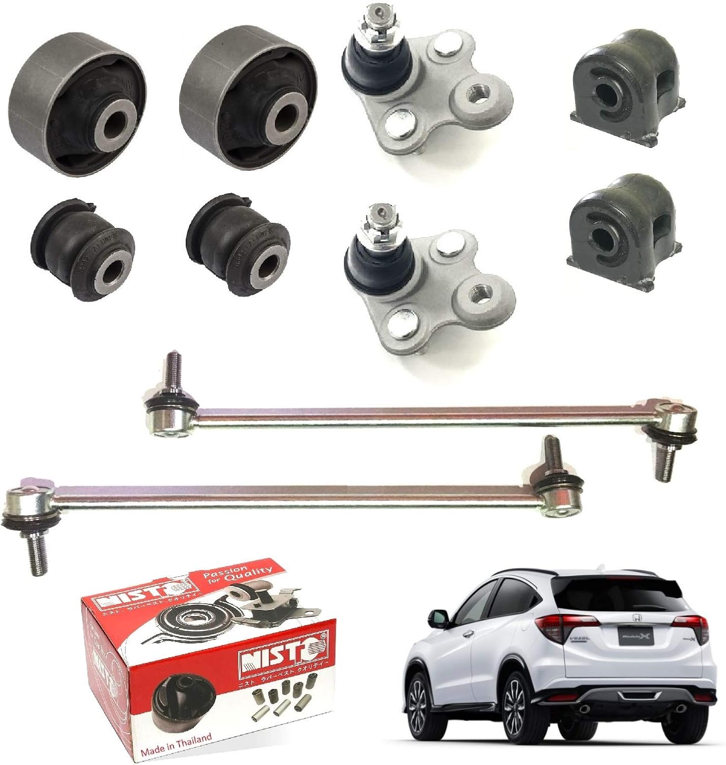 10 Front Lower Control Arm Bushing Ball Joint Stabilizer