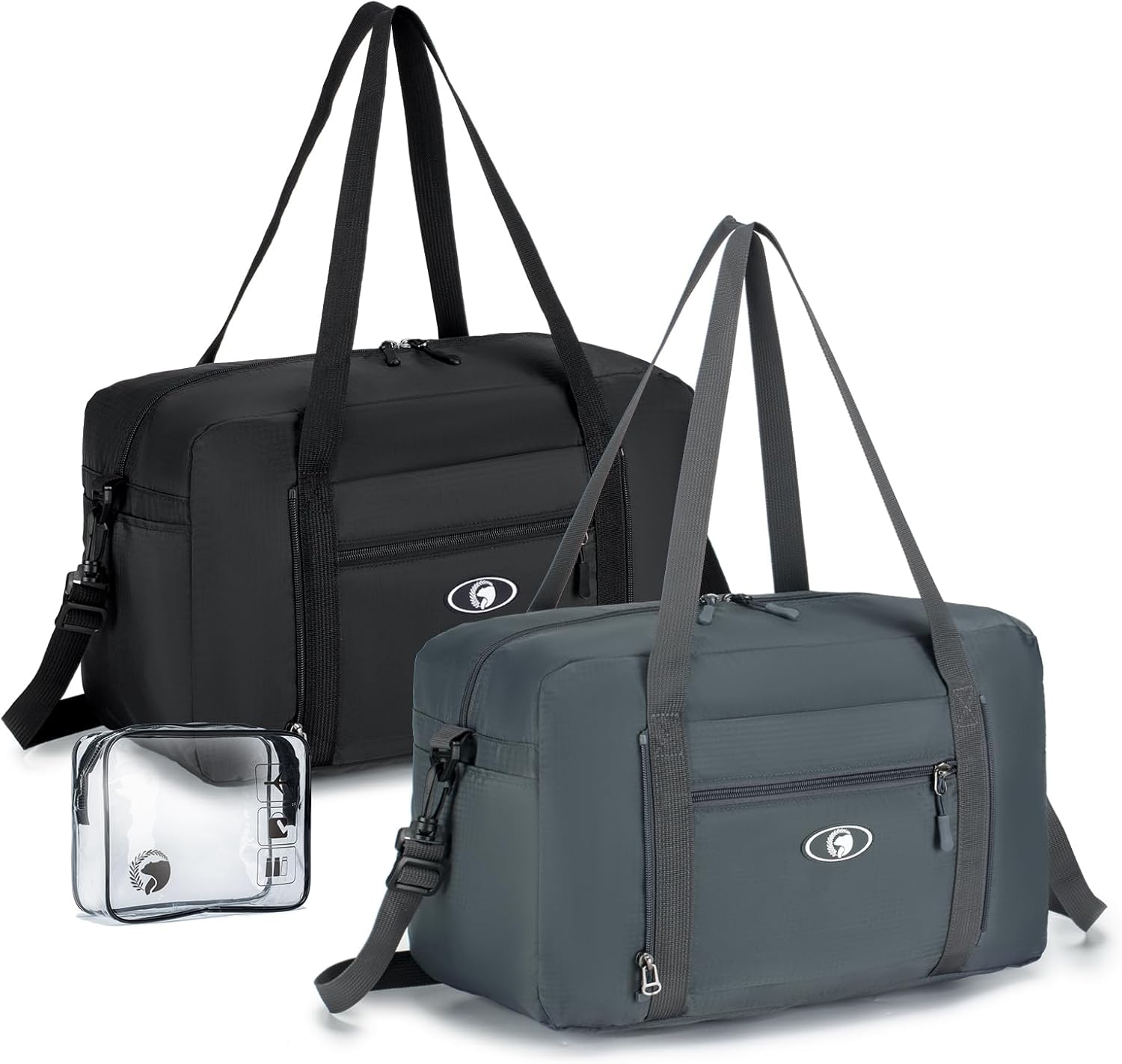 BAGZY Pieghevole Bagaglio a Mano 40x20x25 Ryanair Borsone da Viaggio Impermeabile Borsa da Cabina Borse Aereo Borsa Palestra 20L Pieghevole Borse Viaggio Borsone Sportiva per Weekend Uomo Donna