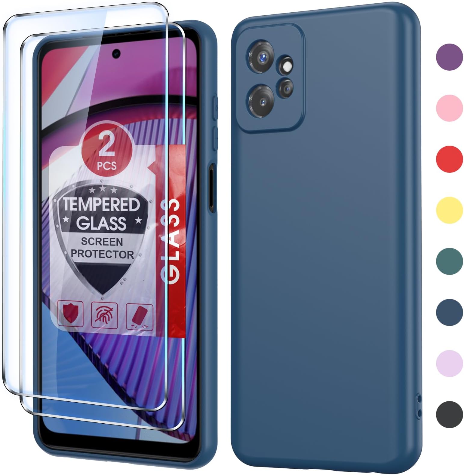 Moto G Power 5G (2023) Soft Protective Case With Microfiber Interior Li