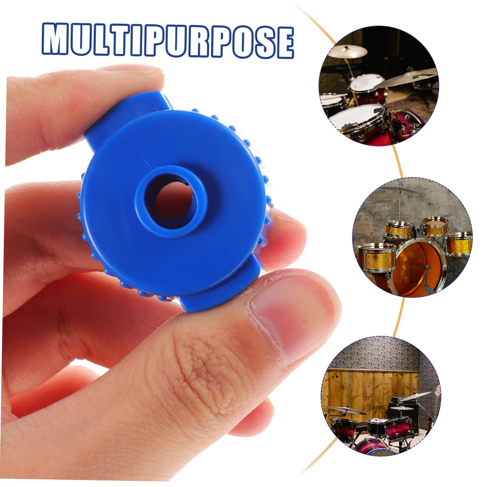 Abaodam 4sets Cymbal Stacker Mount Parts Drum Cymbal Attachments Quick Release Nuts 8pcs*4