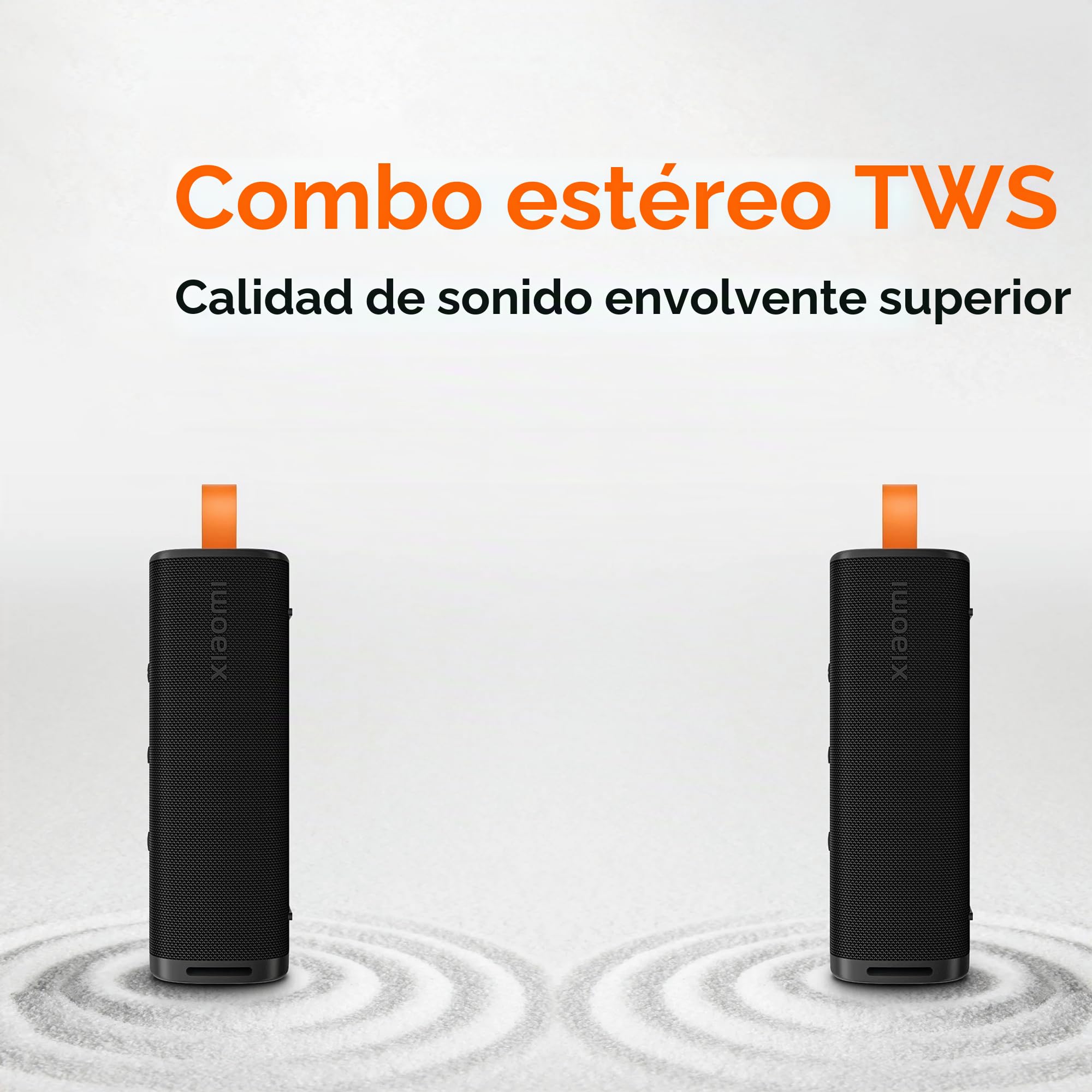 Xiaomi Altavoz Bluetooth portátil (30 W), sonido, estéreo inalámbrico verdadero, Bluetooth 5.4, IP68 impermeable, reproducción prolongada, color negro