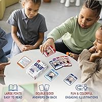 Vista 5 de Merka Tarjetas didácticas de Presidentes y Capitales Estatales de Estados Unidos, paquete de 96, multicolor, 3.5 x 2.5 pulgadas, tarjetas didácticas