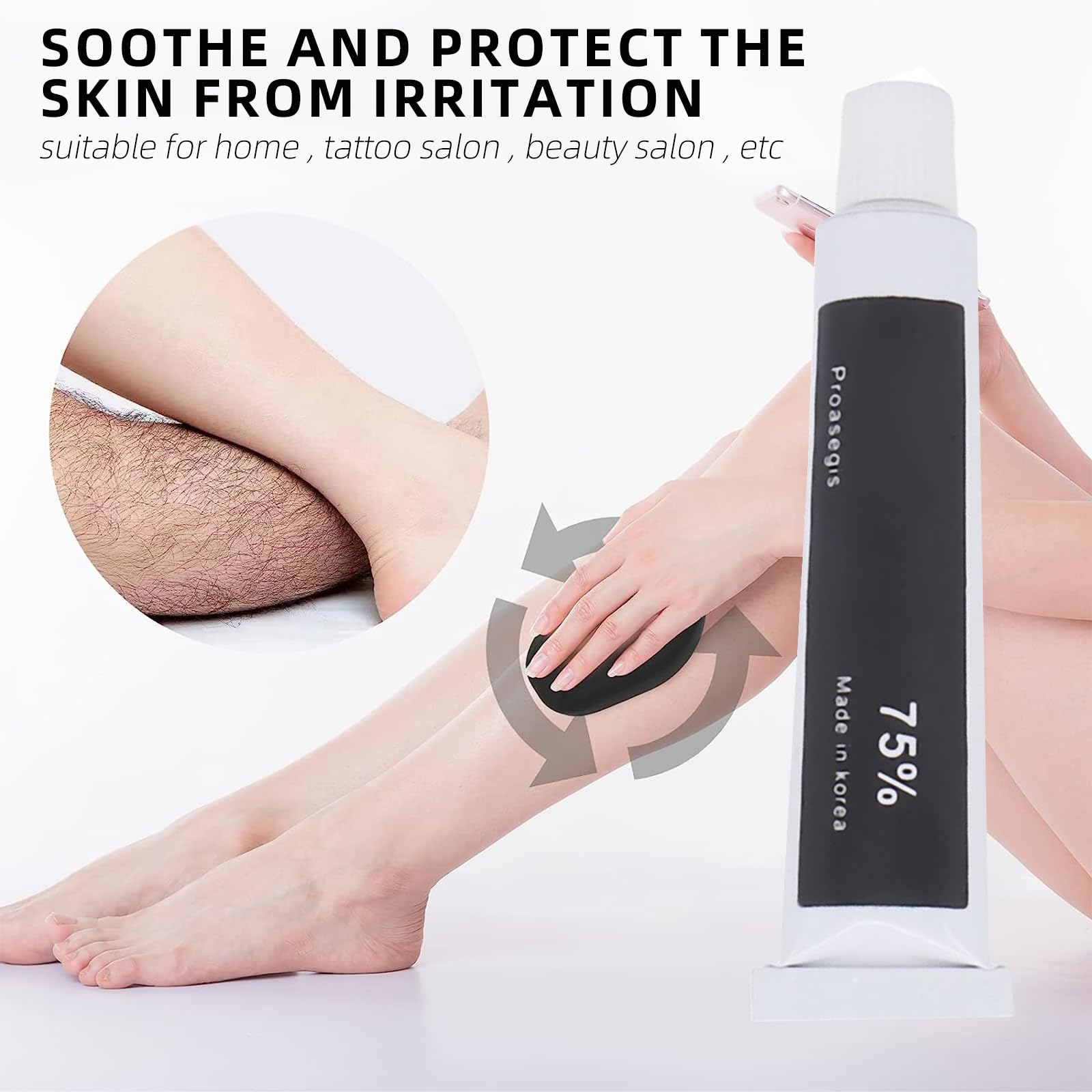 Crème Apaisante de Soin pour Tatouage, Crème Auxiliaire de Nettoyage des Tatouage, 10g - 5