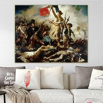 Amazon.co.jp: ウジェーヌ・ドラクロワ「民衆を導く自由の女神