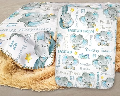 Miniatura 39 de Mantas de bebé personalizadas de policía para niños y niñas con nombre, manta de bebé personalizada con nombre personalizado para bebés, recién