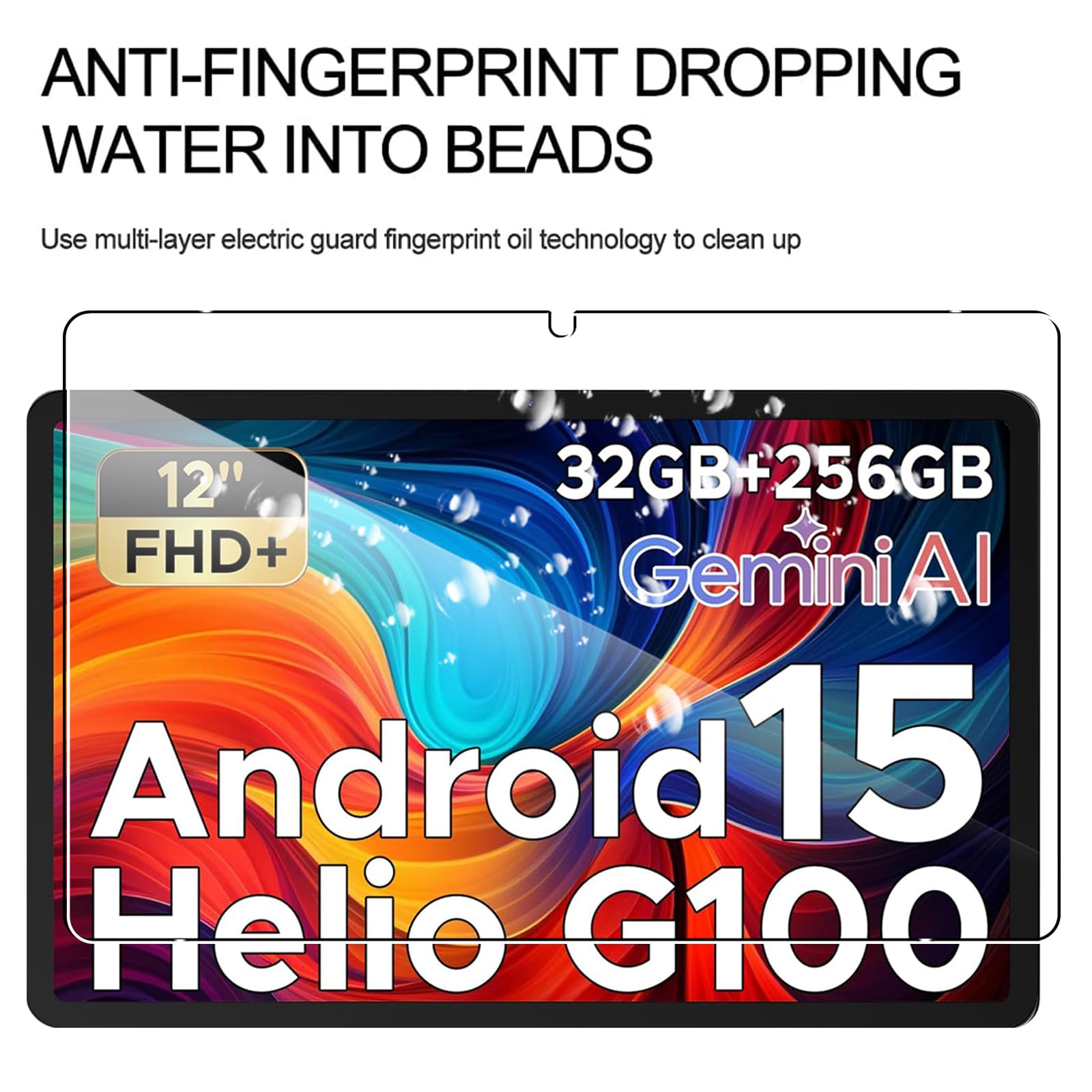 Film Protecteur Verre Trempé 9H Pour DOOGEE Tab E3+/E3 Plus 12 Pouces - 2 Pièces, Anti-rayures & Ultra-clair