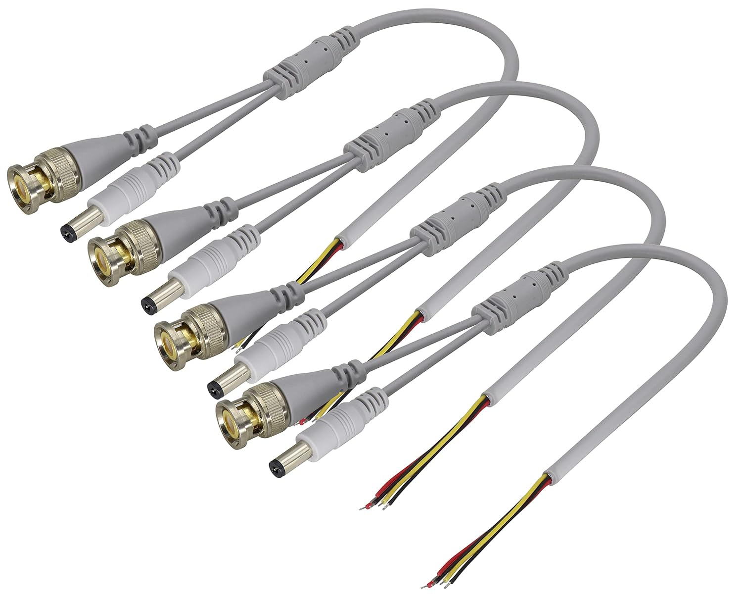 HCFeng BNC DC Video Power Cable BNC and DC Male to Bare