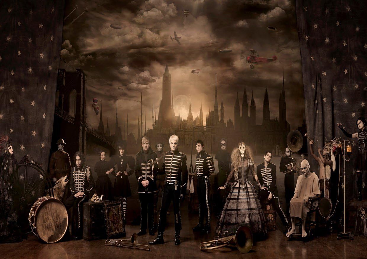 ula bear posters My Chemical Romance 9 A3 Poster Gerard Way Matt Pelissier Ray Toro Mikey Way Great Rock Metal Folk Blues Rock And Roll Album Cover Design Music Band Best Photo Picture Unique Print