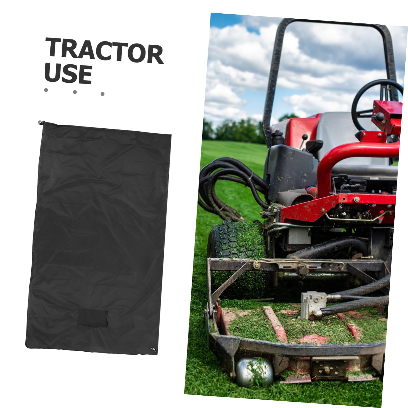 NUOBESTY Bolsa De Almacenamiento para Tractor para Jardín Patio para Desechos De Jardín Sobres Bolsas para Césped Pequeñas Bolsas De Almacenamiento para Exteriores Bolsa De