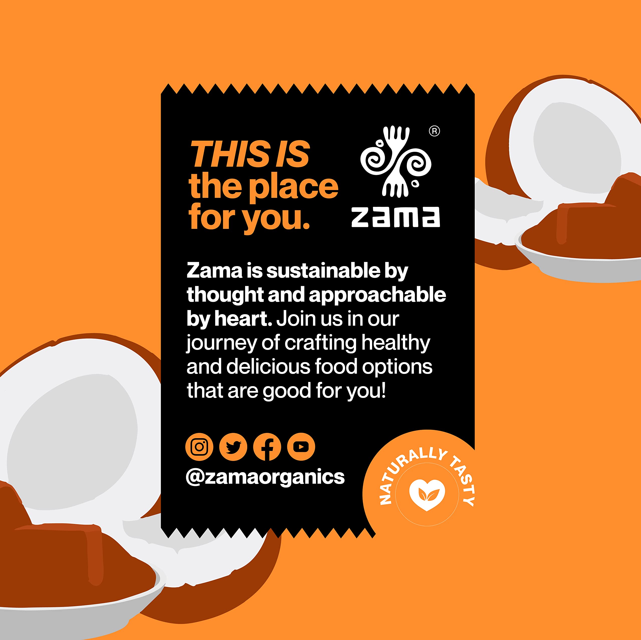 Zama Coconut Sugar 800g | Coconut Palm Sugar | Subtle Caramel Flavour | Sugar Substitute | Unprocessed and unrefined | Plant Based | Coconut Jaggery - Image 9 thumbnail
