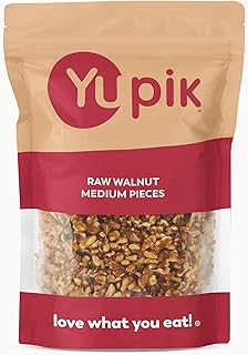 Yupik Raw California Walnuts, Medium Pieces, 2.2 lb (35.2 oz), Kosher, G...