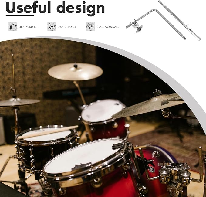 Soporte ajustable para campana de vaca con clamp para batería miniatura 7