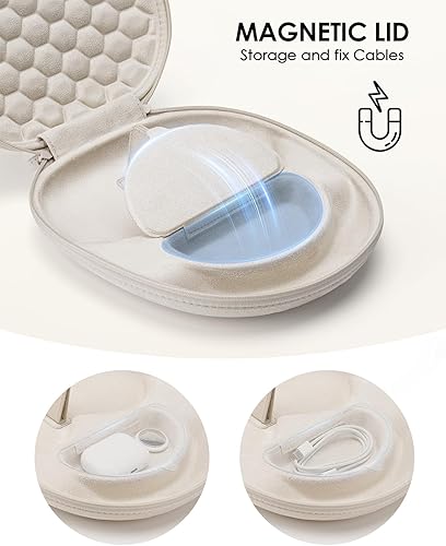 Miniatura 6 de Smart Case 2.0 Slimline para auriculares AirPods Max admite el modo de suspensión, con accesorios de funda de silicona AirPods Max, bolsa de viaje