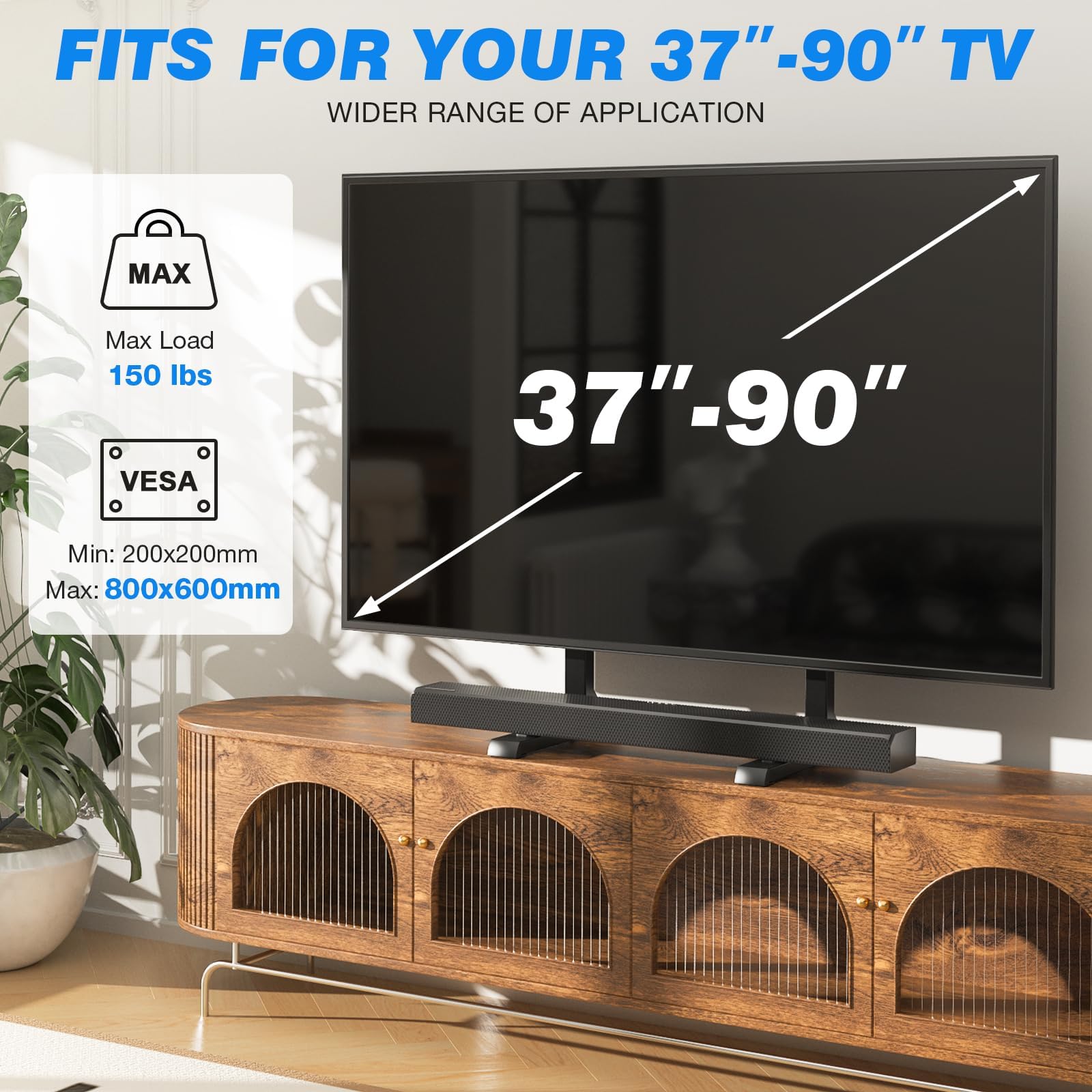Rfiver TV Stand - Adjustable Height for 37-90 Inch TVs -3 Rfiver TV Stand - Adjustable Height for 37-90 Inch TVs -3
