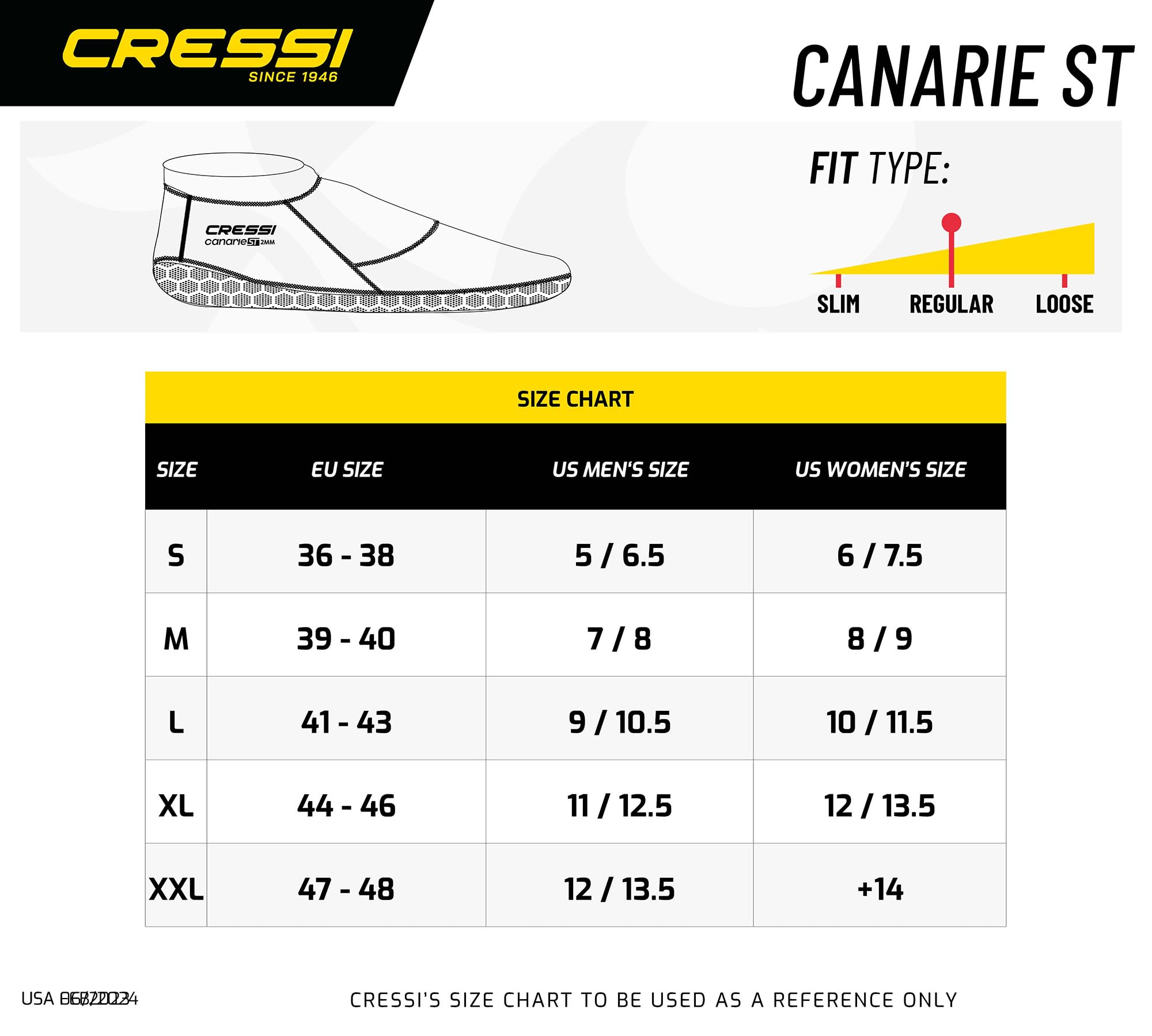 CRESSI Unisex Canarie St Tauchsocken (1er Pack)