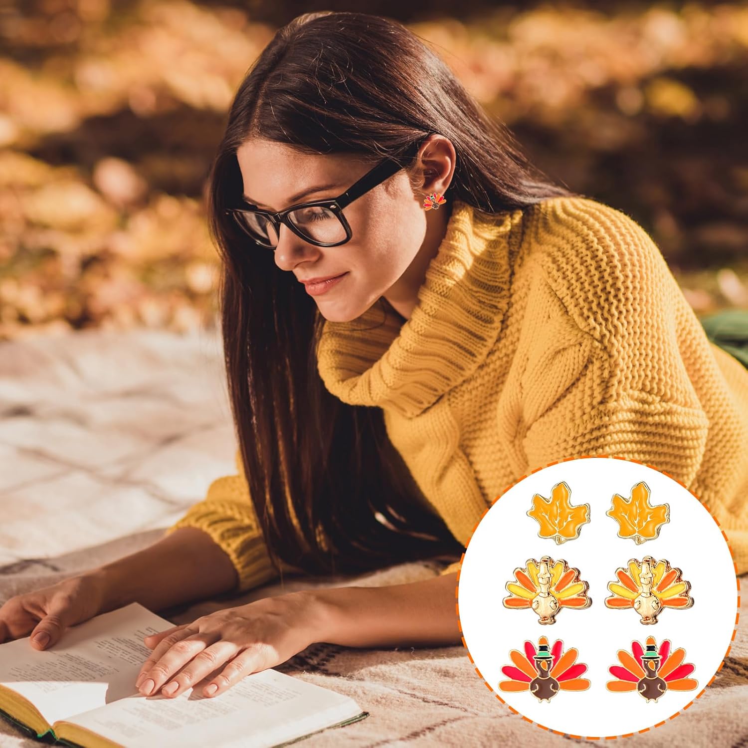 108 Pairs Holiday Earrings for Women Holiday Earrings Gifts Variety Pack St. Patrick's Day Easter Party Favor - Image 9