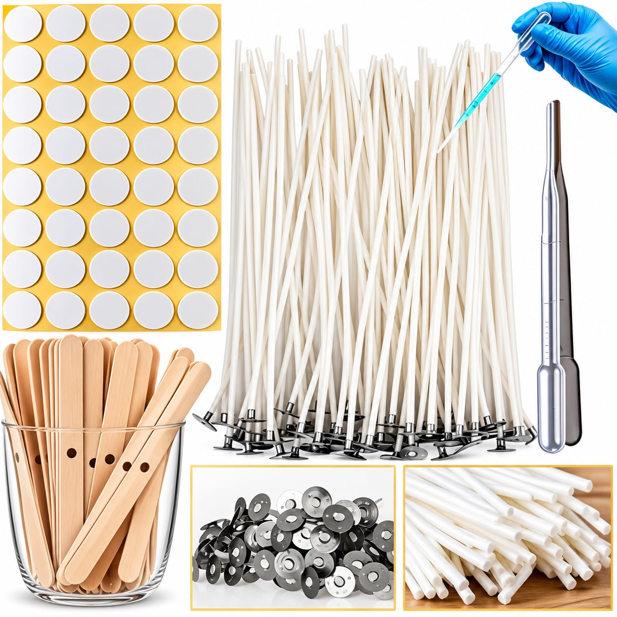 Candle Wicks Kit - Wick120 by BEEWICK -18 Candle Wicks Kit - Wick120 by BEEWICK -18