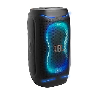JBL PartyBox 130, Enceinte Portable avec Poignée Pliable, Noir - Les Beatles, Paul McCartney, John Lennon, RIngo Starr, George Harrison
