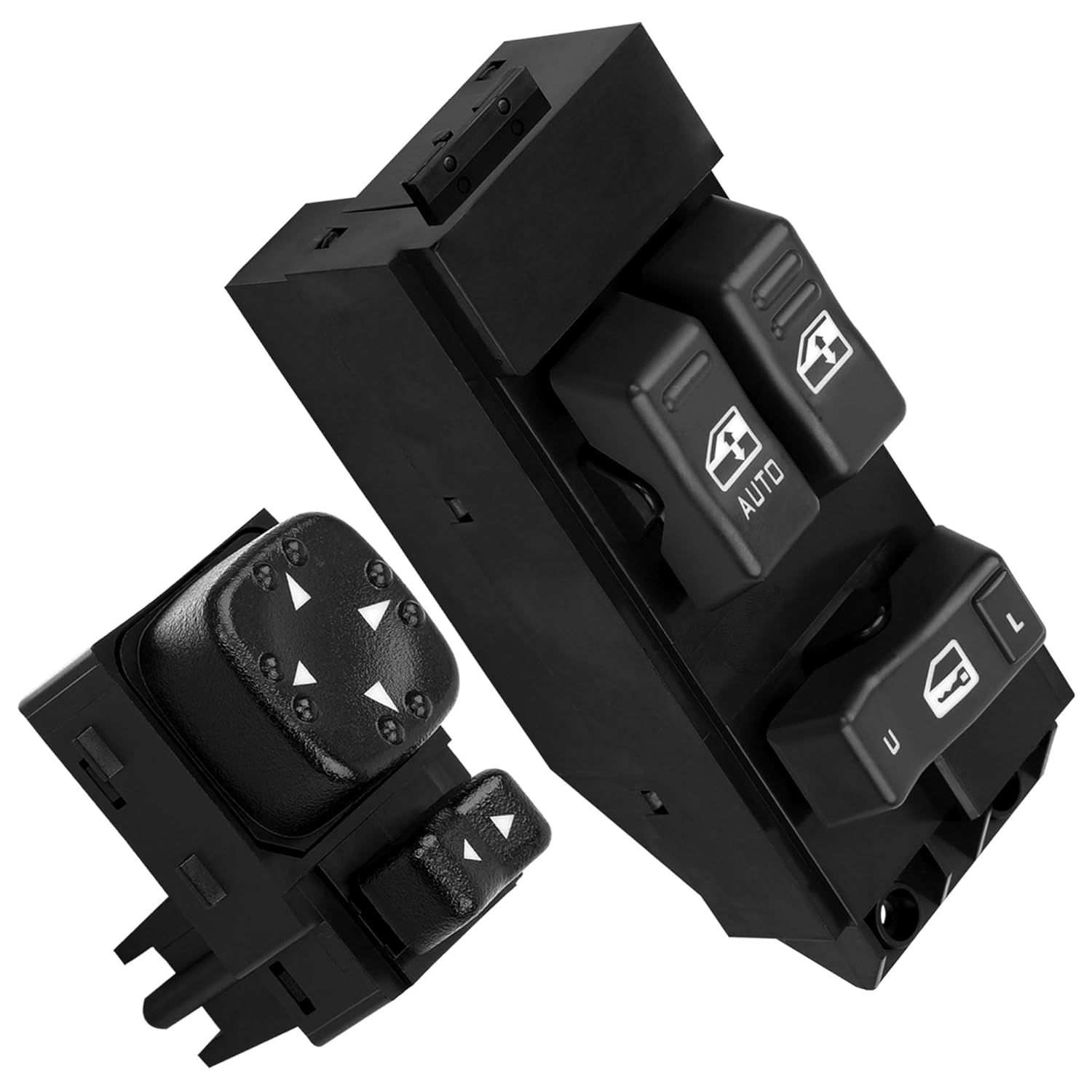 Power Window Switch Driver Side Window & Door Lock & Mirror Switch | Fit for 2000-2002 Chevy Silverado GMC Sierra 1500 2500 3500 2-Door | Replaces# 15047637, 15045085