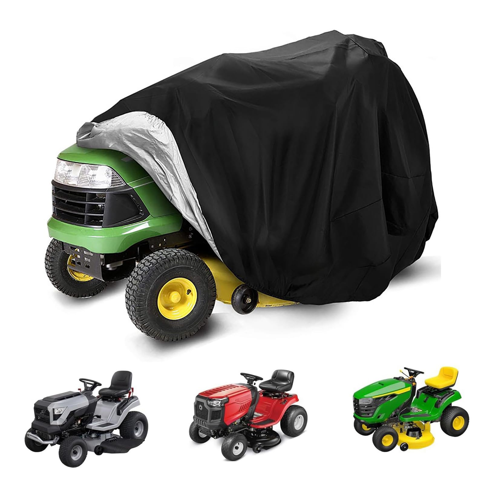 Uhlanqc One Color Heavy Duty Riding Lawn Mower Cover For Toro Lx500 2006-2007, 420D Oxford Fabric With Waterproof Coating, Uv Resistant Outdoor For Garden Tractors