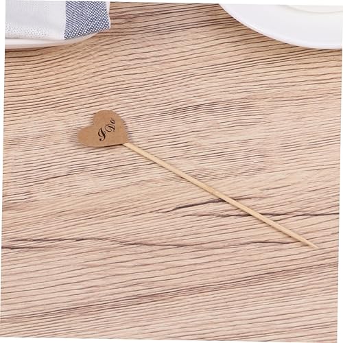 Miniatura 2 de Abaodam 100 Pcs Sandwich Picks Fruitcakes Heart Shaped Toothpicks Appetizer Toothpick Valentines Day Party Supplies Love Cupcake Toppers Cute