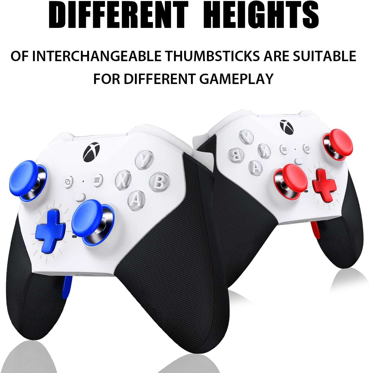 Elite Series 2 Controller Accessories: 16 in 1 Controller Accessory for Xbox - Paddles for Xbox Controller Core Accessory - Thumbsticks Replacement for Xbox One Controller (Blue)