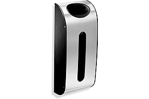 simplehuman Wall Mount Laundry Gadgets Organizer & Grocery Bag Dispenser