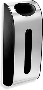 simplehuman Wall Mount Grocery Bag Dispenser, Brushed Stainless Steel