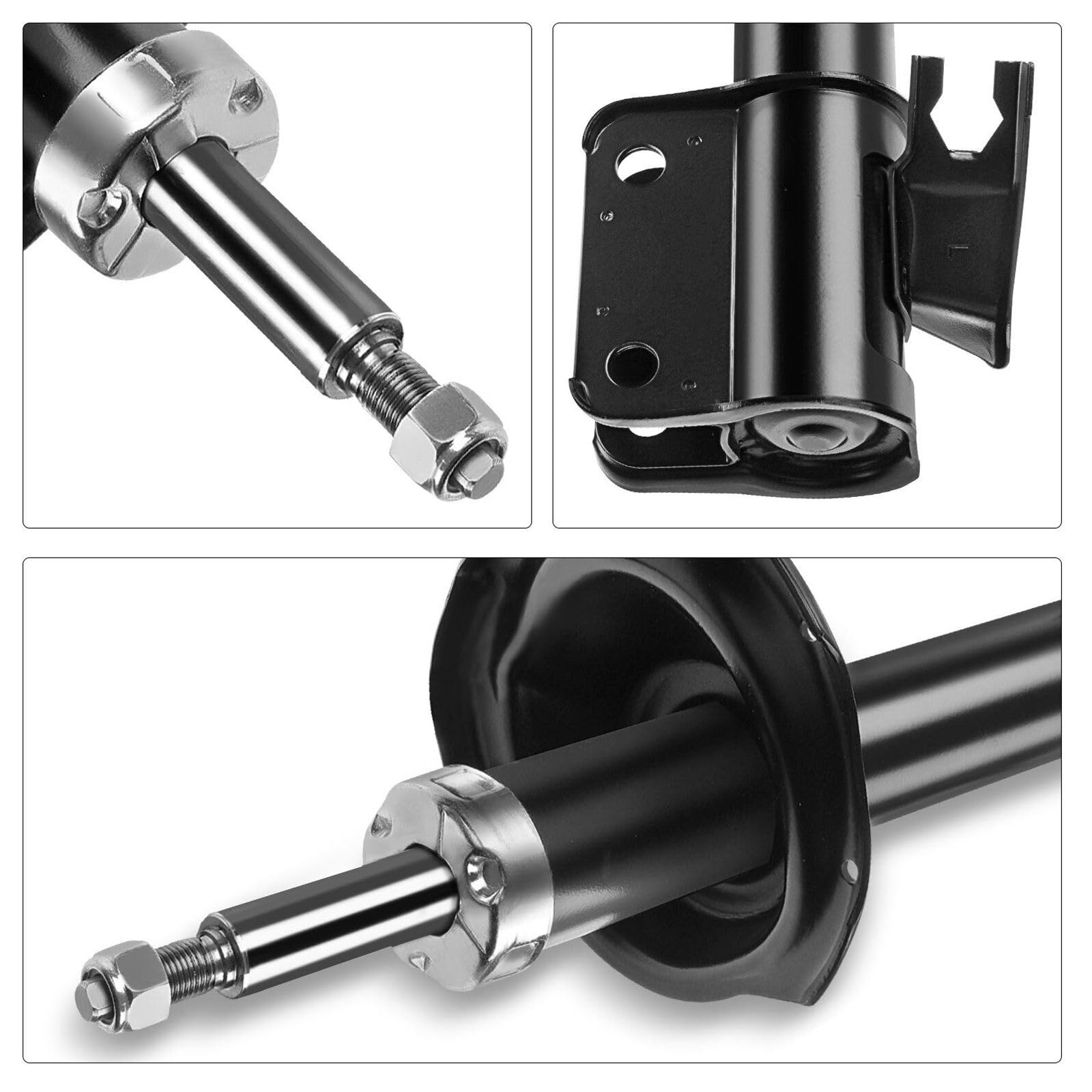 Karoldeare 2pcs Suspension Absorber Strut Set Front Left Right Black H4 for for Impreza 2.5L 2008-2011 20310FG150 339172