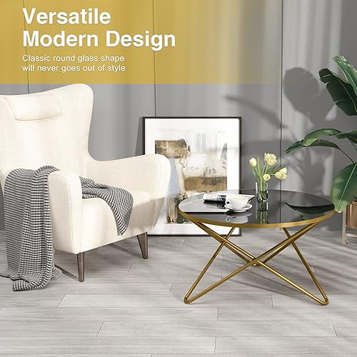 Miniatura 7 de HLR Mesa de centro redonda con tapa de mármol sintético negro Mármol negro,Mármol blanco,Verde (Green Marble),https://www.amazon.com/dp/undefined