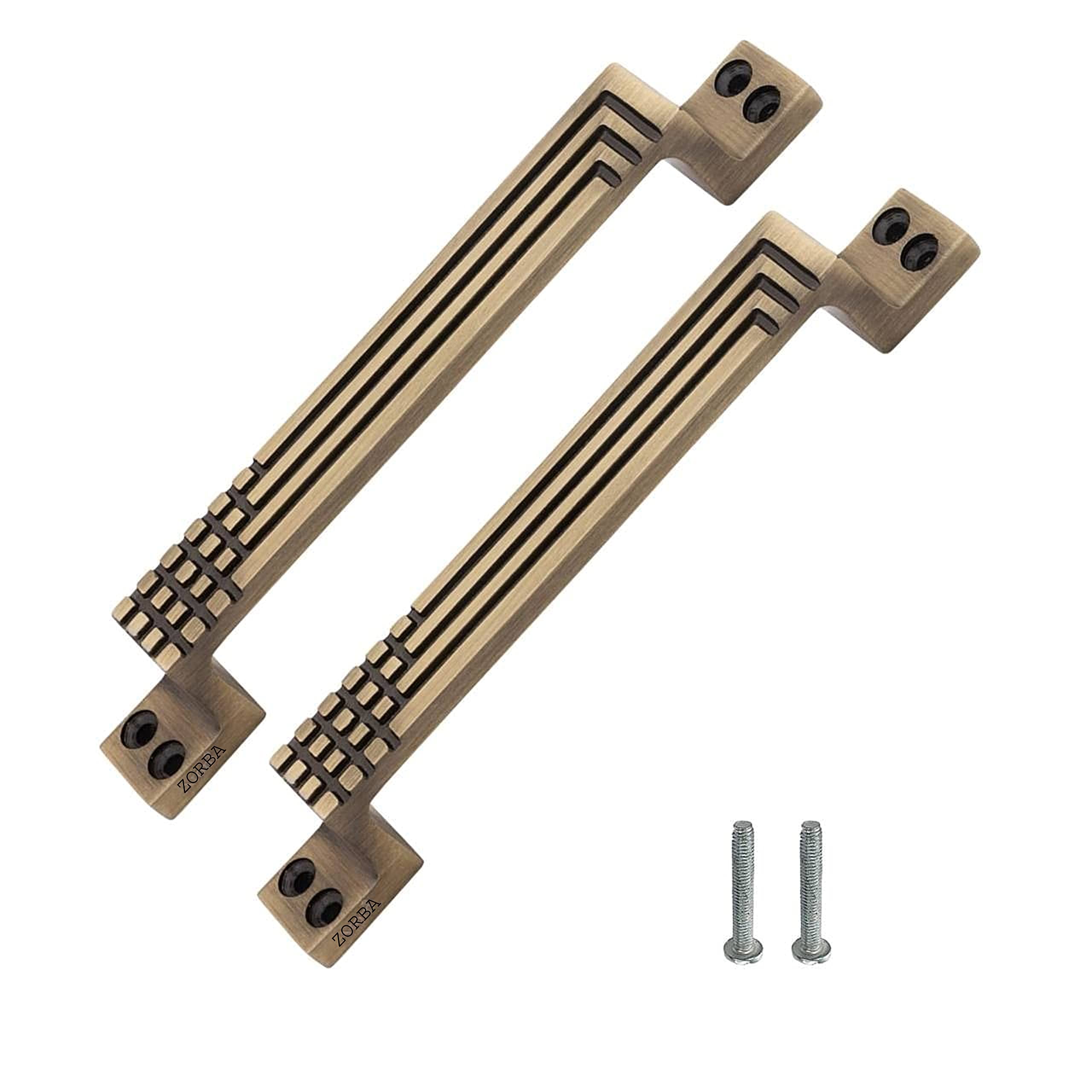 ZORBA Sole Handle Antique Finish Aluminium Cabinet Pull Handle for Office/Home Wardrobe (Line, Pack of 2 Pieces, 6.8 inches) (B0BS3V6DN7) Amazon Price History, Amazon Price Tracker