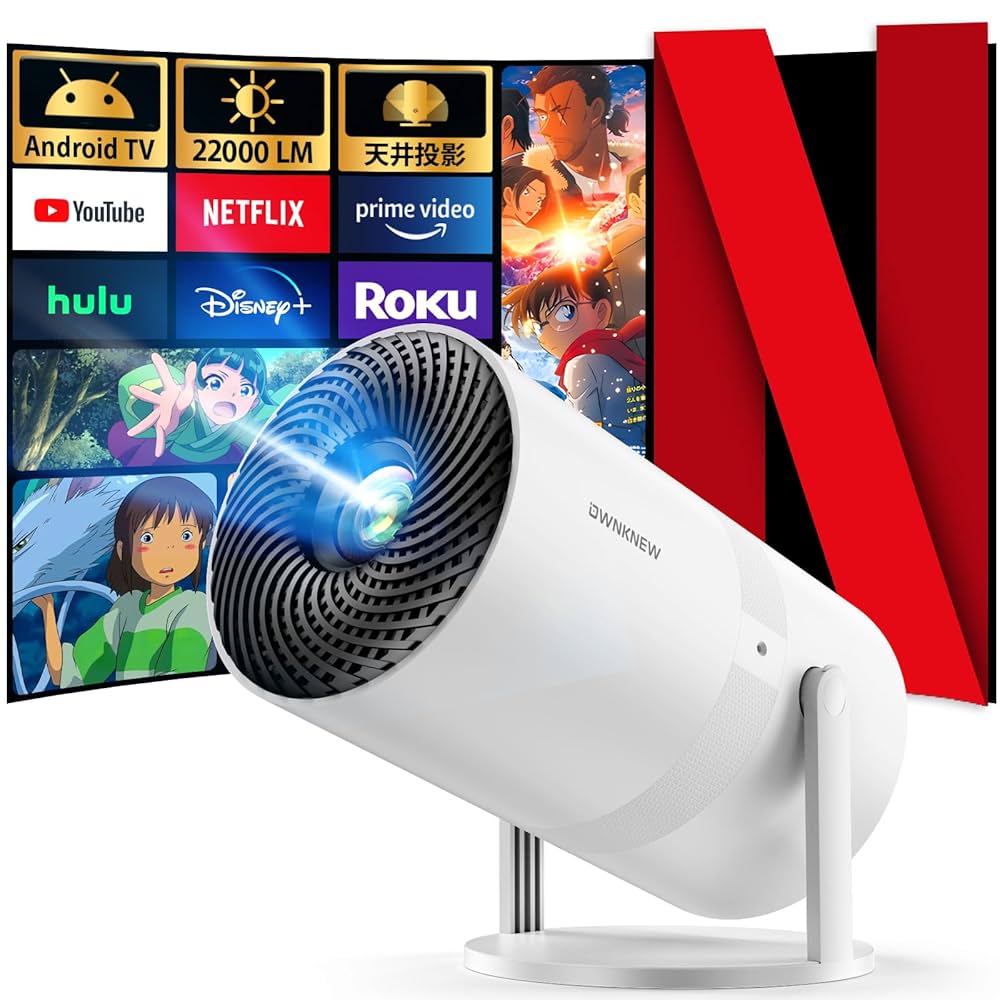 OWNKNEW K11 1080Pプロジェクター Amazon.co.jp: OWNKNEW Projector, 13,000 Lm, Ceiling Projection