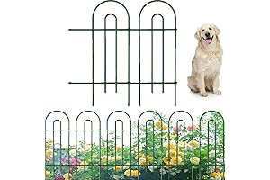 Amagabeli 3 ft Folding Decorative Garden Fence
