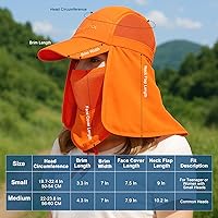 Vista 44 de Surblue Neck Face Flap Outdoor Cap UV Protection Sun Hats Fishing Hat Quick-Drying UPF50+