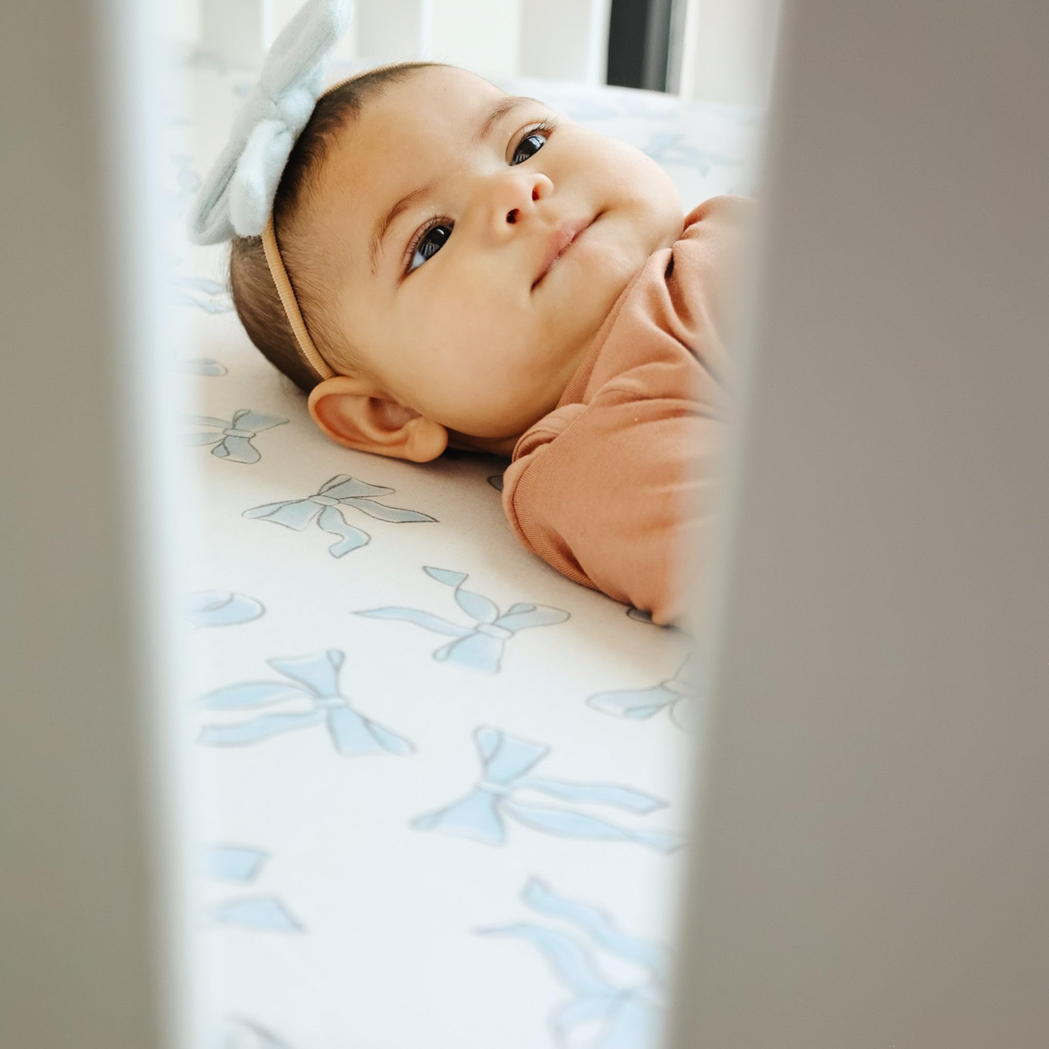 Premium Spannbettlaken für Kinderbett/Kleinkinder "Daphne" von Copper Pearl